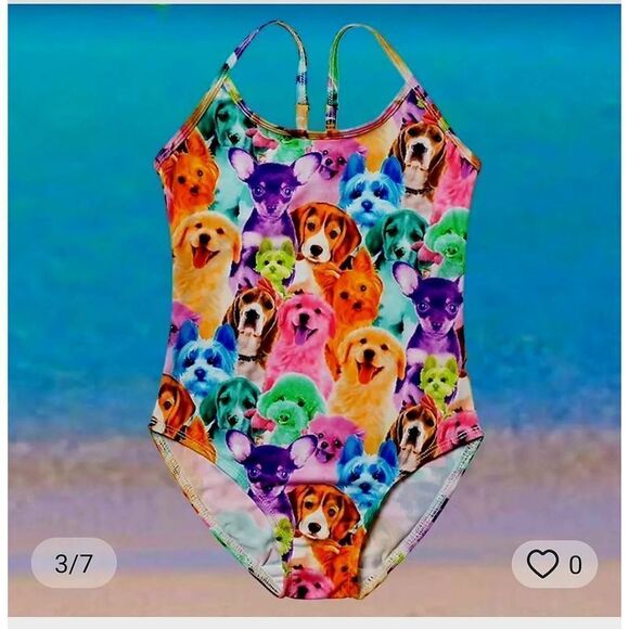 NWOT TODDLER GIRLS PIT PAT ONE PIECE SWIMSUIT - Picture 1 of 3